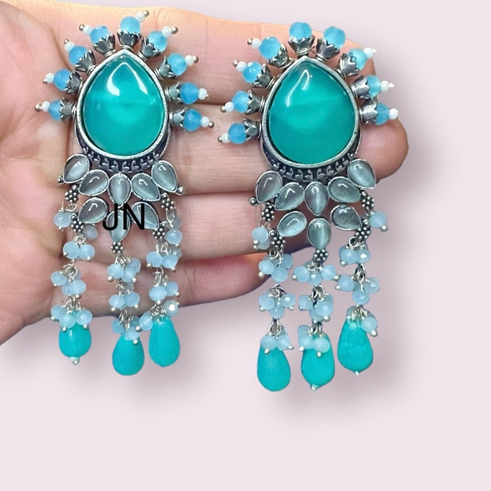 Oxidised earrings